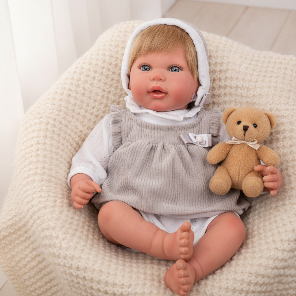 Ready for cuddles - Arias Reborn Doll Emma, 45cm, Nestoro