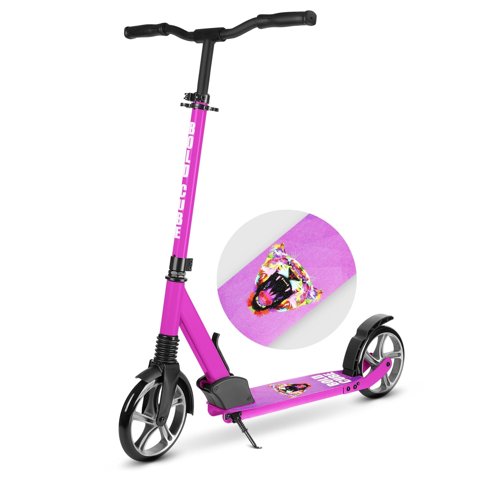 Purple- Big 2 Wheel Scooter Mini Bee Big Wheeler