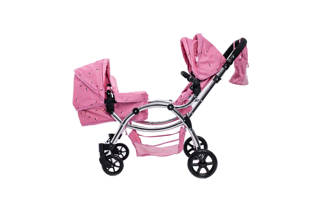 Roma Darcie Pink Twins Dolls Pram Dolls Pram Roma 