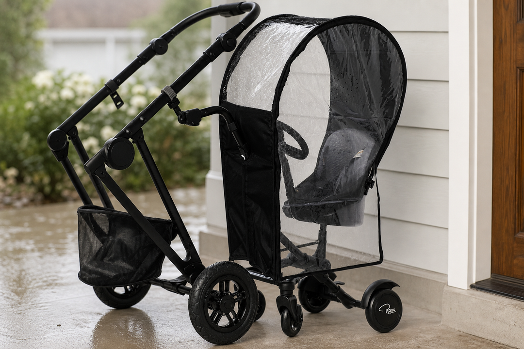 Roma Uptown Rider Rain Cover product detail in a natural setting