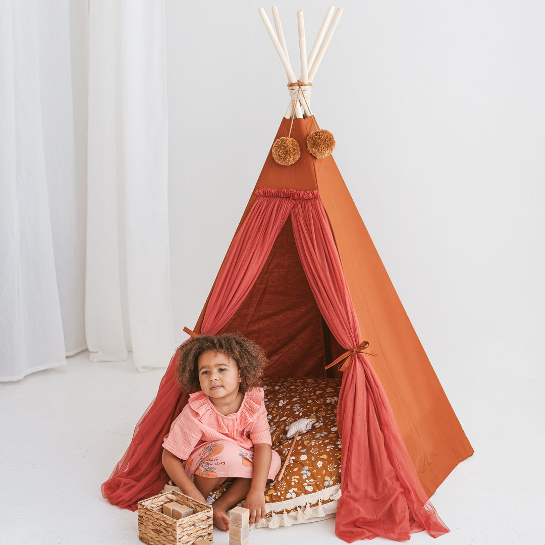 MINICAMP Fairy Play Teepee in Cognac