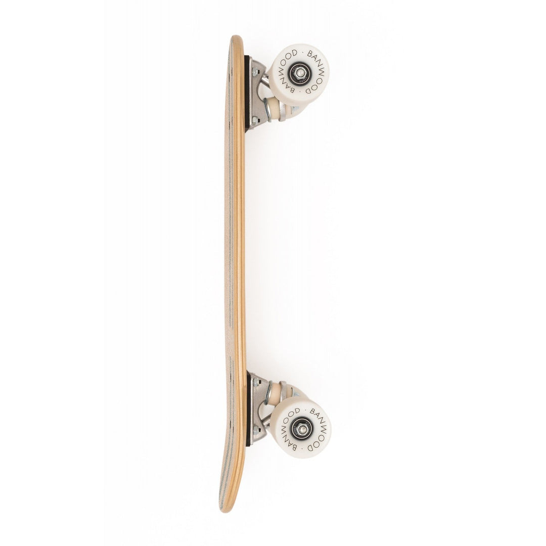 Side view of Banwood skateboard wheels with ABEC-7 bearing detail