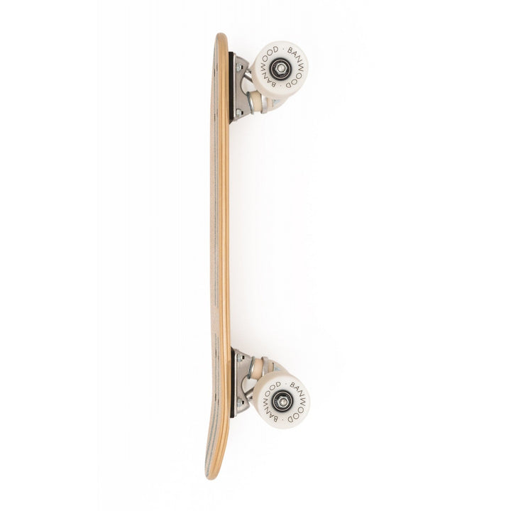 Side view of Banwood skateboard wheels with ABEC-7 bearing detail