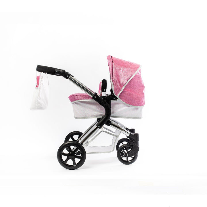 Roma Stephanie Single Dolls Pram shown with hood up