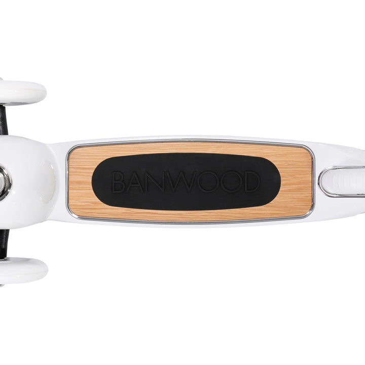 Wooden handlegrips close-up showing natural wood texture and curved design