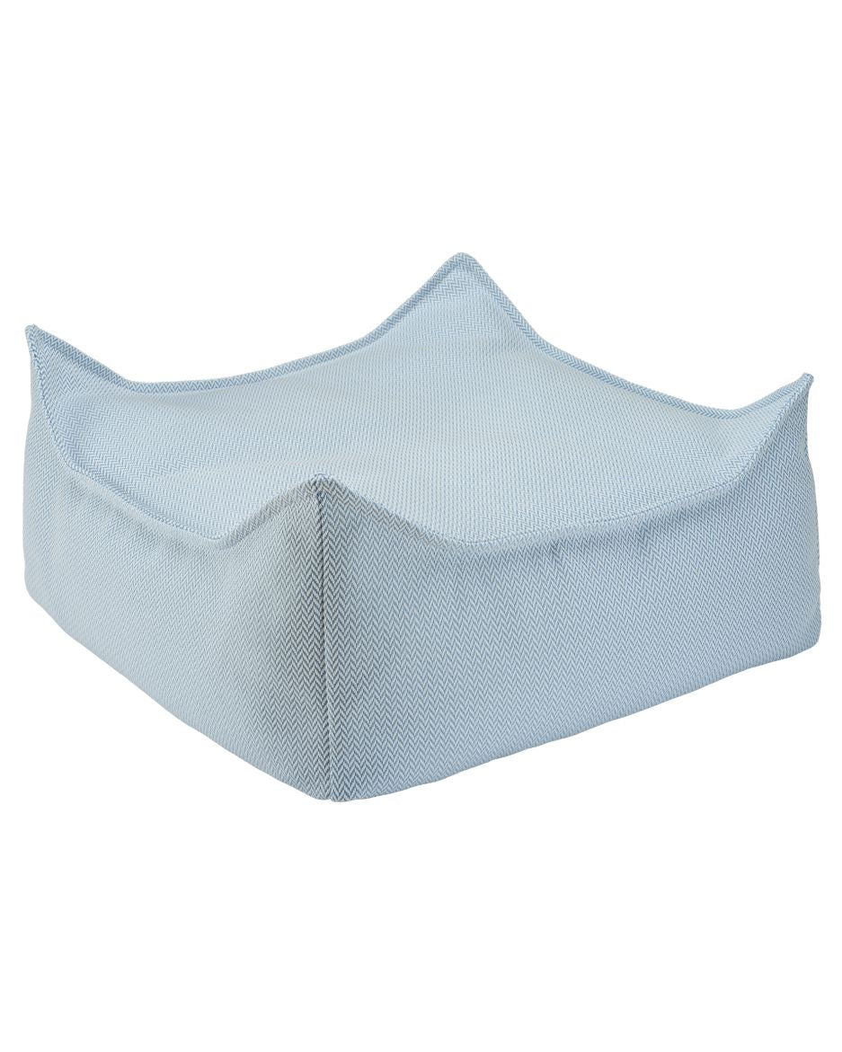 Wigiwama Azure Outdoor Square Ottoman Mini Bee Floor Chairs