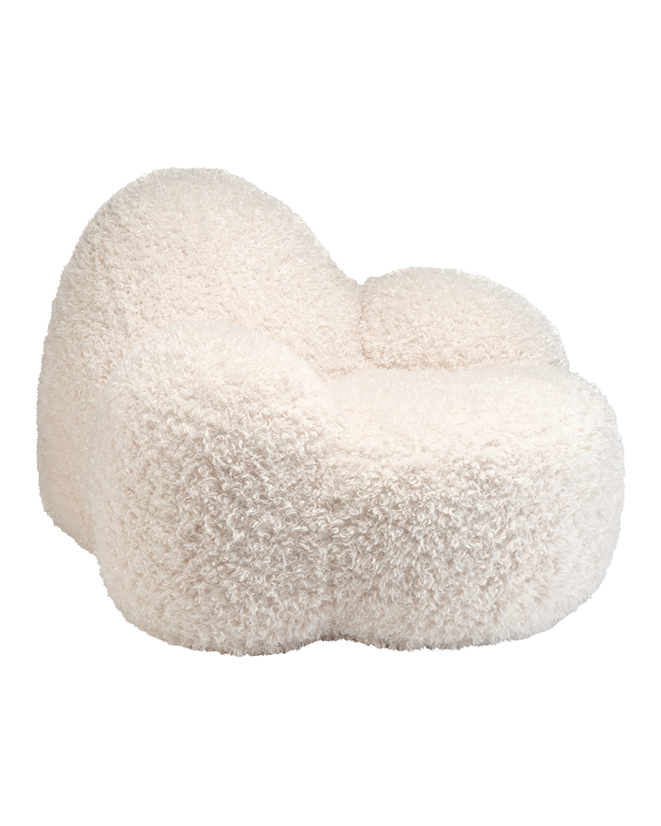 Cream YETI Wigiwama Momo Chair, front angled view on plain background