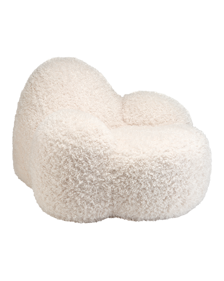 Cream YETI Wigiwama Momo Chair, front angled view on plain background