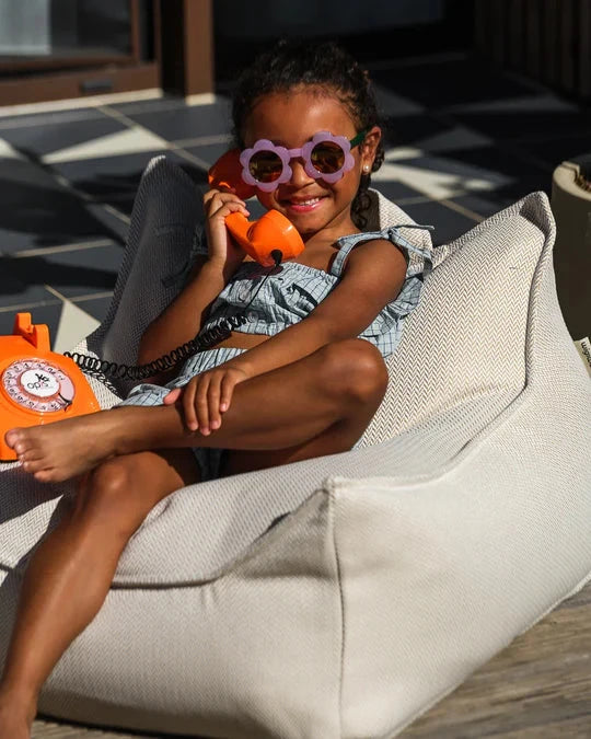 Wigiwama Outdoor Beanbag Chair Mini Bee Floor Chairs