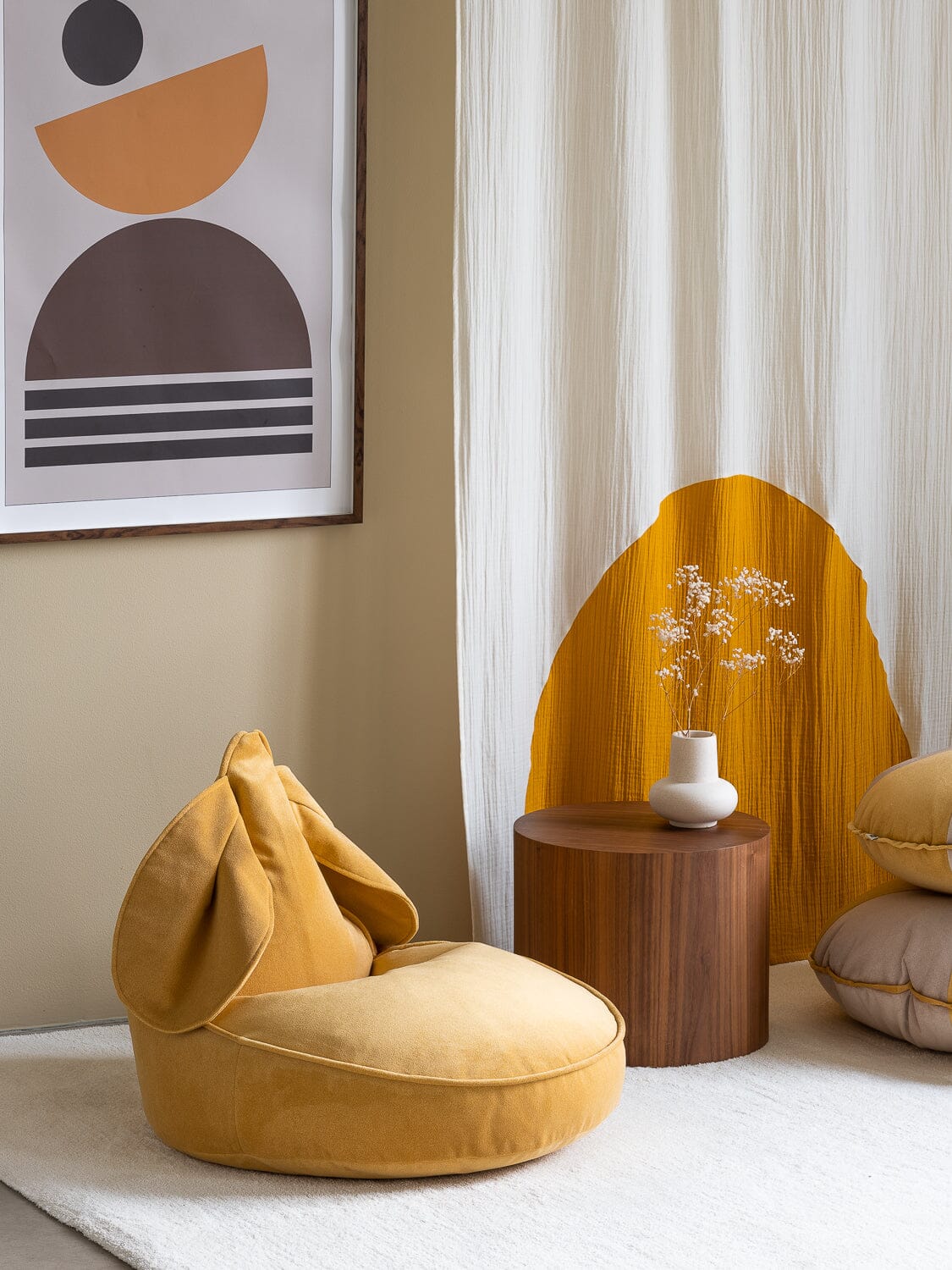 Wigiwama Salted Caramel Bunny Beanbag Chair Bean Bag Chair Wigiwama 